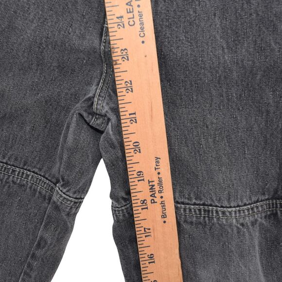 Oshkosh B'gosh Pants Boys 7X Faded Gray Denim Carpenter Pull On Wide Leg - Picture 6 of 6